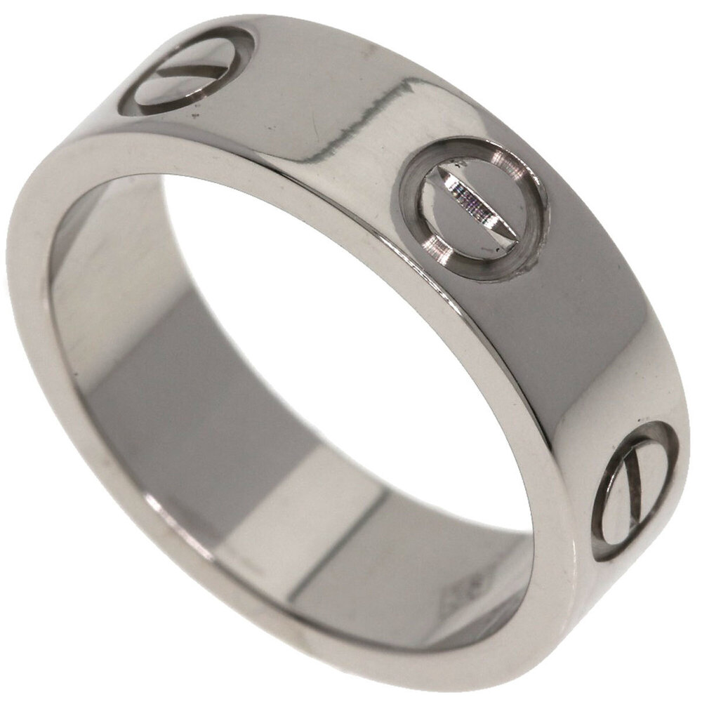 Cartier Love Ring #49, 18K White Gold, Women's Ring, CARTIER